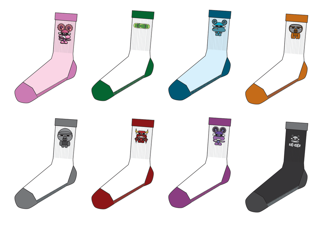 SKOCKZ Limited Edition Socks — all 8 designs